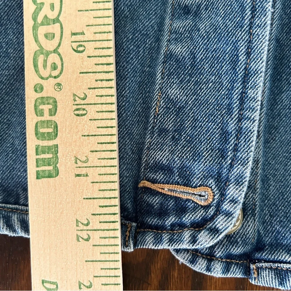 Women’s Nordstrom Denim Jacket Size Medium Jean Jacket - Picture 4 of 5